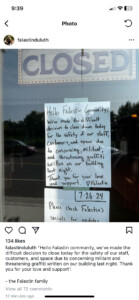 Falastin Threats Post